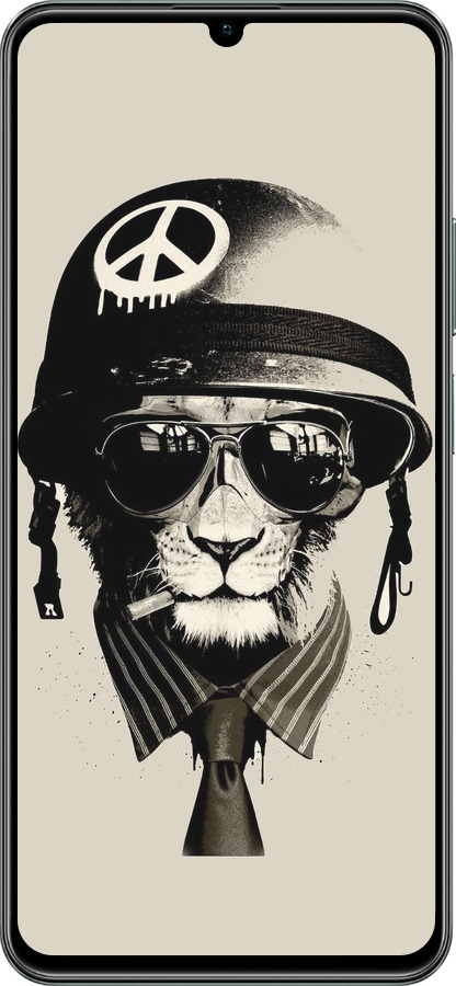 TPU чехол tattoo soldier для Realme C61 - 4165b-3781 изображение 
