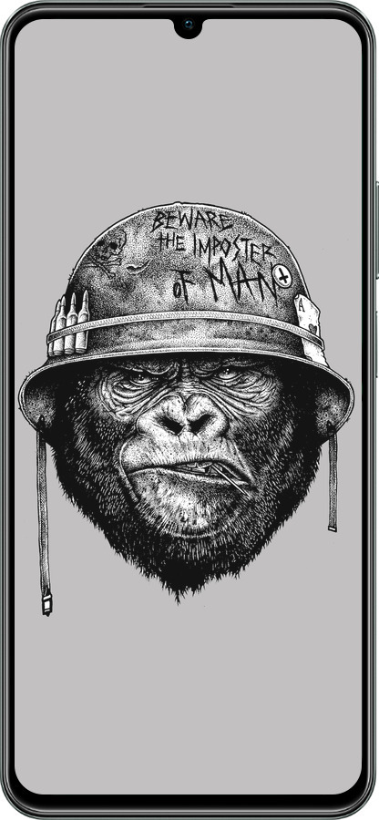 TPU чехол military monkey для Realme C61 - 4177b-3781 изображение 