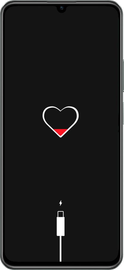 TPU чехол Підзарядка серця для Realme C61 - 4274b-3781 изображение 