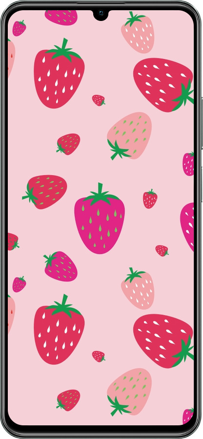 TPU чехол Полунички для Realme C61 - 4332b-3781 изображение 