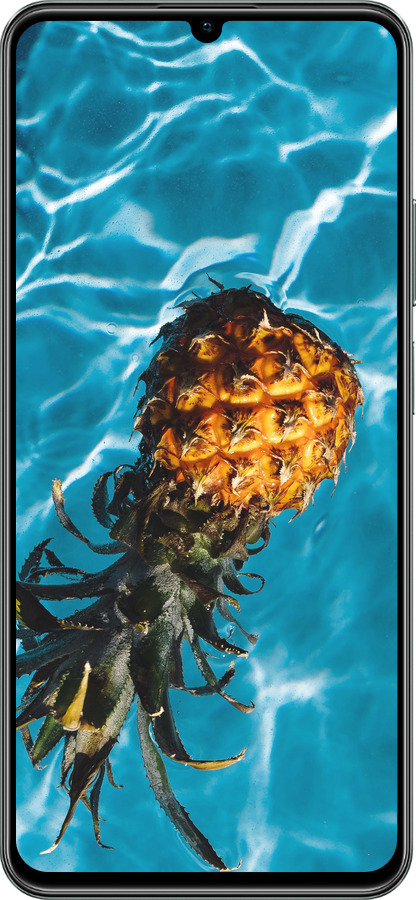 TPU чехол Ананас на воді для Realme C61 - 4384b-3781 изображение 