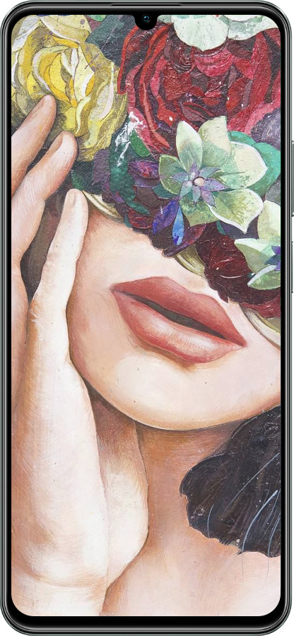 TPU чехол Head Flower для Realme C61 - 4460b-3781 изображение 