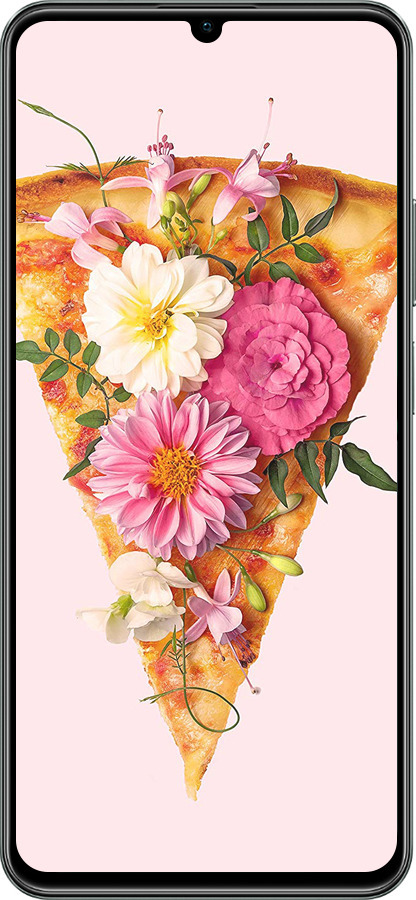TPU чехол pizza для Realme C61 - 4492b-3781 изображение 