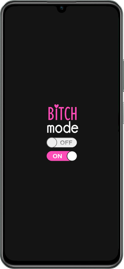 TPU чехол Bitch mode для Realme C61 - 4548b-3781 изображение 