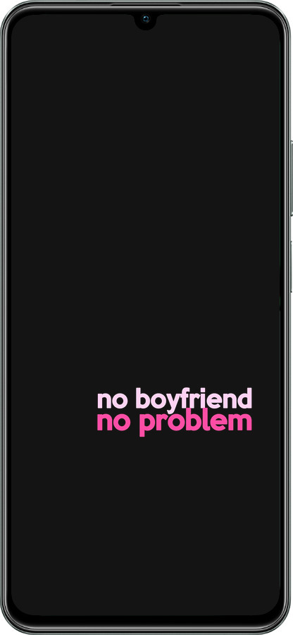 TPU чехол no boyfriend no problem для Realme C61 - 4549b-3781 изображение 