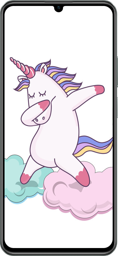 TPU чехол Единорог для Realme C61 - 4702b-3781 изображение 