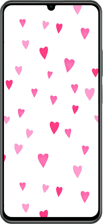 TPU чехол Сердечки 2 для Realme C61 - 4763b-3781 изображение 