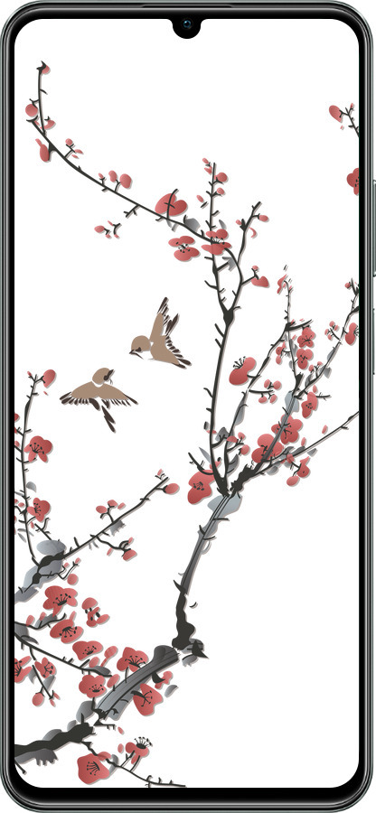 TPU чехол Сакура v2 для Realme C61 - 5538b-3781 изображение 