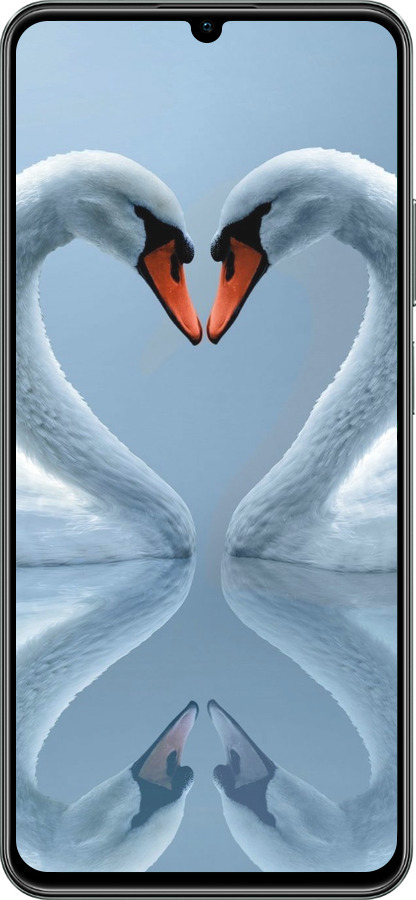 TPU чехол Лебеди для Realme C61 - 6007b-3781 изображение 