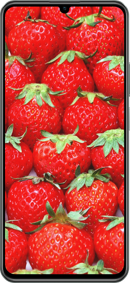 TPU чехол Клубника для Realme C61 - 6020b-3781 изображение 