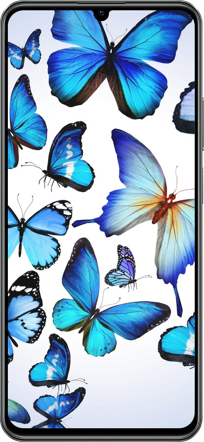 TPU чехол Бабочки для Realme C61 - 6023b-3781 изображение 