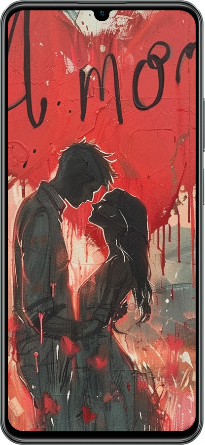TPU чехол Amore для Realme C61 - 6047b-3781 изображение 