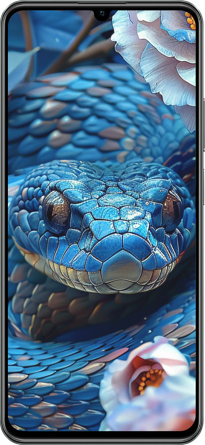 TPU чехол Blue Snake для Realme C61 - 6079b-3781 изображение 