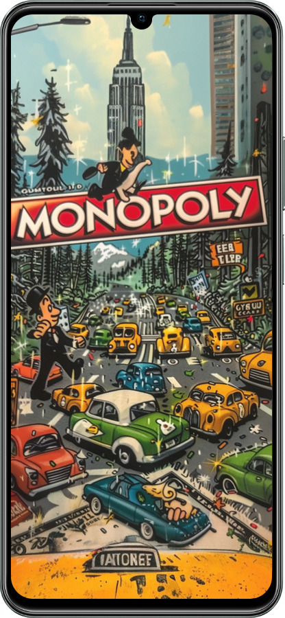 TPU чехол Міський драйв Monopoly для Realme C61 - 6088b-3781 изображение 