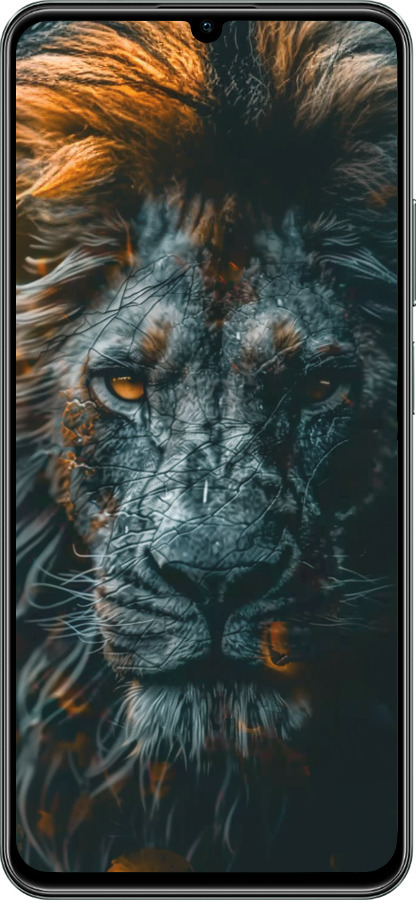 TPU чехол Лев в сумерках для Realme C61 - 6154b-3781 изображение 