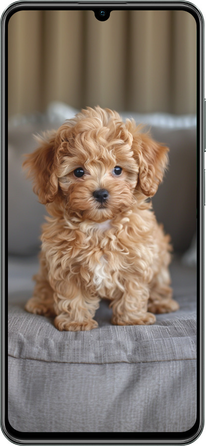TPU чехол Mini-maltipoo для Realme C61 - 6158b-3781 изображение 
