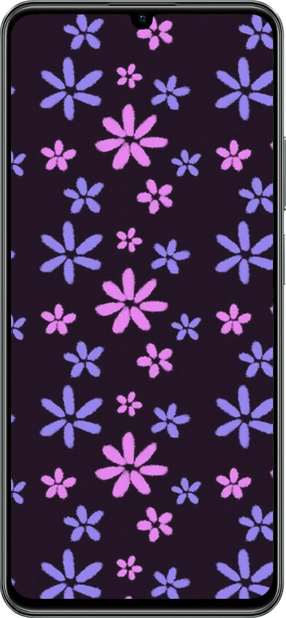 TPU чехол з квітами для Realme C61 - 6258b-3781 изображение 