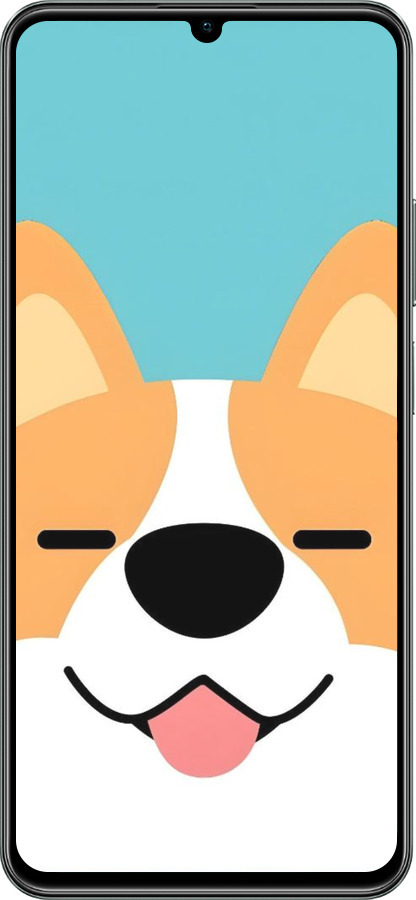 TPU чехол Корги для Realme C61 - 6280b-3781 изображение 