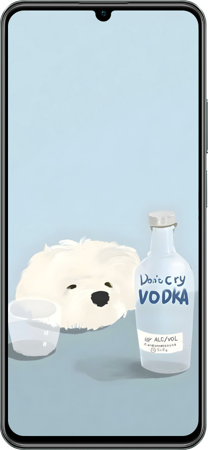 TPU чехол Пес водка для Realme C61 - 6368b-3781 изображение 