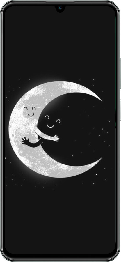 TPU чехол Лунные объятия для Realme C61 - 6508b-3781 изображение 