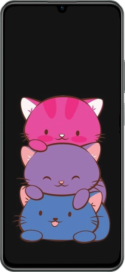 TPU чехол Милые кошки для Realme C61 - 6518b-3781 изображение 