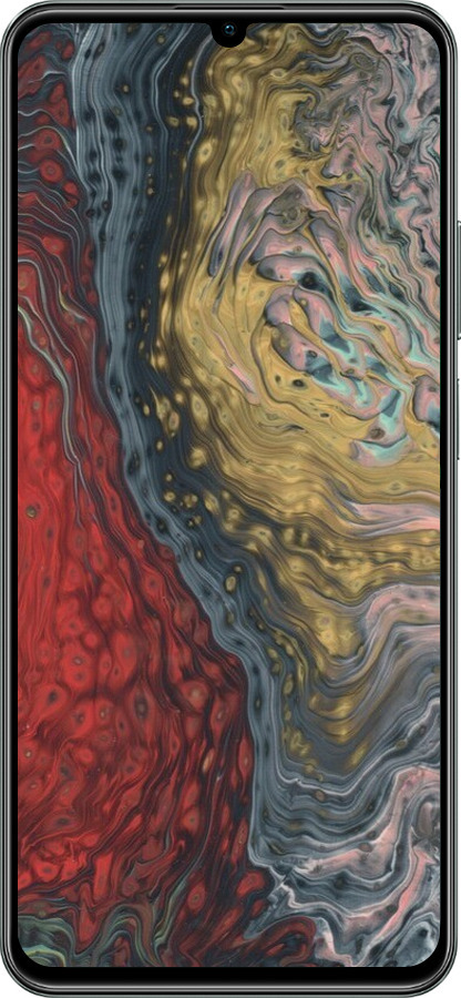 TPU чехол С изображением абстрактной живописи для Realme C61 - 6530b-3781 изображение 