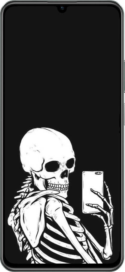 TPU чехол Скелет делает Selfie для Realme C61 - 6535b-3781 изображение 