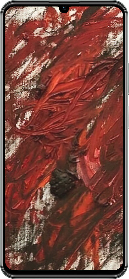 TPU чехол Абстрактная композиция в красных тонах для Realme C61 - 6541b-3781 изображение 