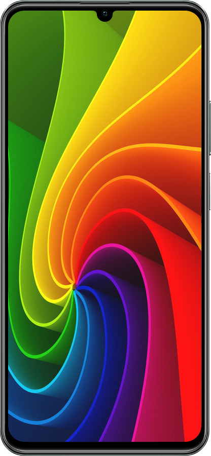 TPU чехол Радужный вихрь для Realme C61 - 747b-3781 изображение 