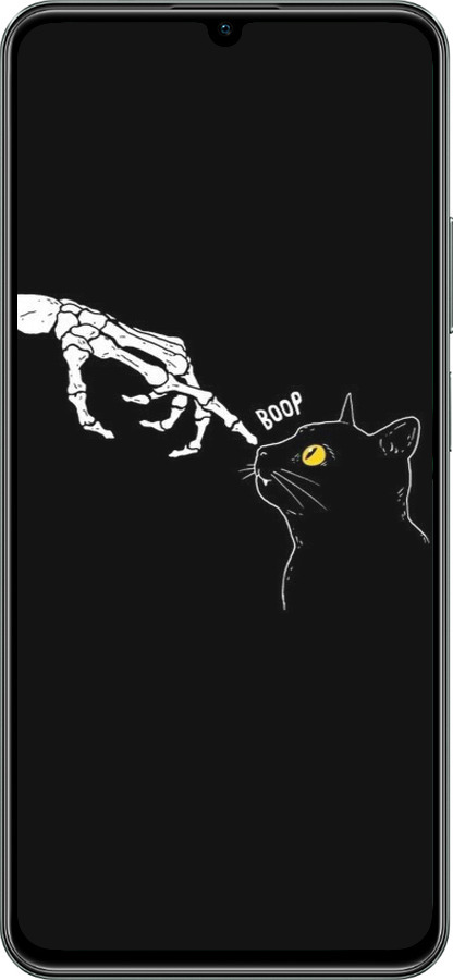 Силиконовый чехол Кошка для Realme C61 - 6505u-3781 изображение 