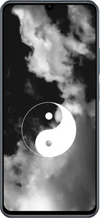 TPU чехол Инь и Янь для Realme C63 4G - 4389b-3745 изображение 
