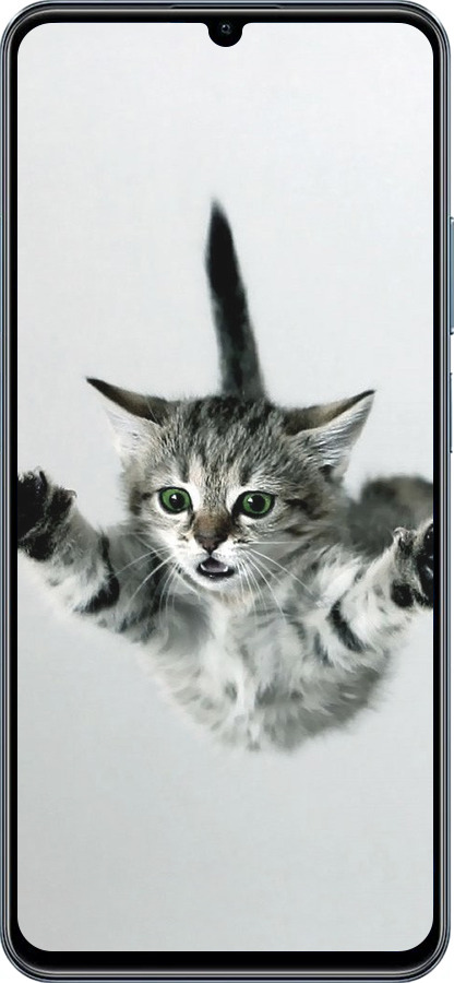TPU чехол Летящий котёнок для Realme C63 4G - 2322b-3745 изображение 