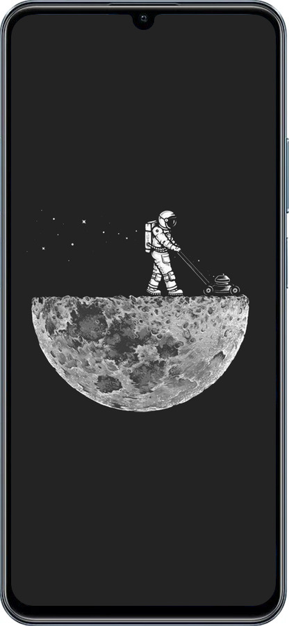 TPU чехол Moon in dark для Realme C63 4G - 4176b-3745 изображение 