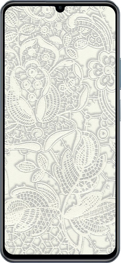 TPU чехол Белое кружево для Realme C63 4G - 4383b-3745 изображение 