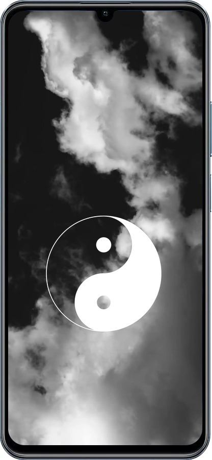 TPU чехол Инь и Янь для Realme C63 4G - 4389b-3745 изображение 