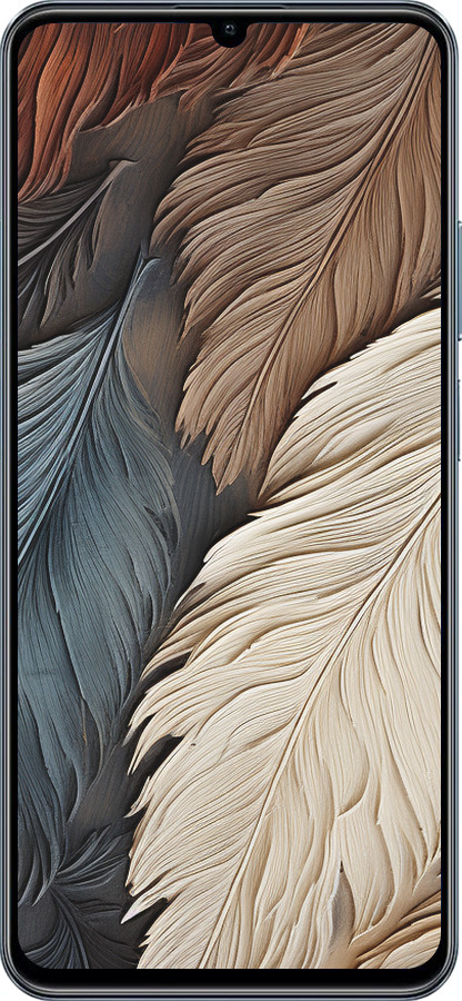 TPU чехол Листья в стиле бохо для Realme C63 4G - 5643b-3745 изображение 
