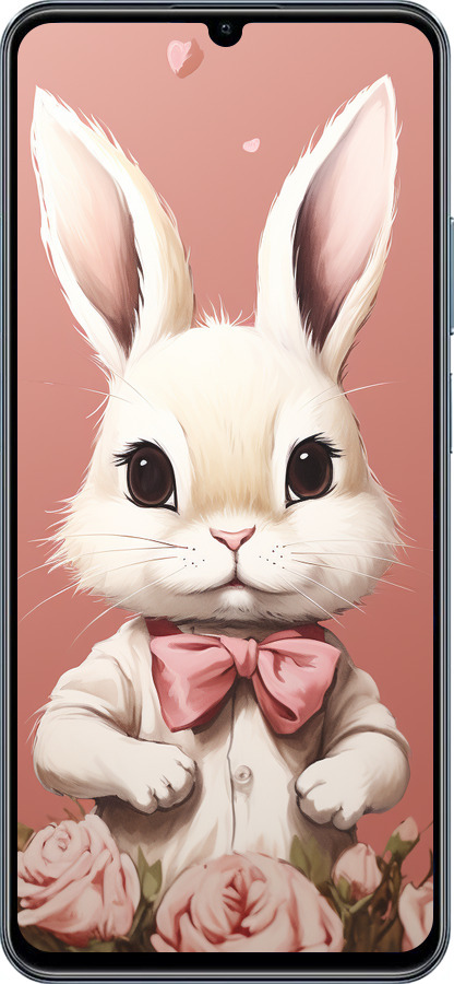 TPU чехол Зайчик для Realme C63 4G - 5669b-3745 изображение 