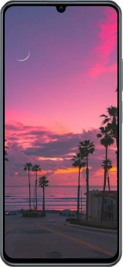 TPU чехол Пальмы для Realme Narzo N63 - 5873b-3852 изображение 