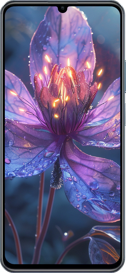 TPU чехол Магический цветок для Realme C63 4G - 6038b-3745 изображение 