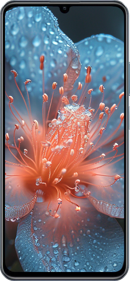 TPU чехол Роса на цветке для Realme C63 4G - 6039b-3745 изображение 