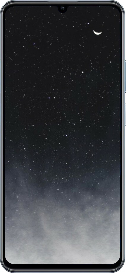 TPU чехол Сині хмари, Синій місяць для Realme C63 4G - 6396b-3745 изображение 