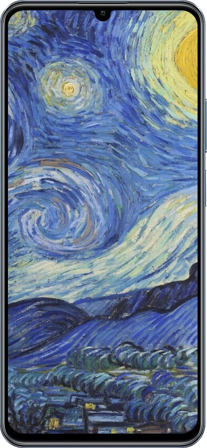 TPU чехол «Звездная ночь» Винсента Ван Гога для Realme C63 4G - 6433b-3745 изображение 