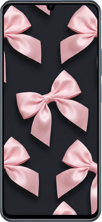 TPU чехол Coquette Ribbons Dark Coquette для Realme C63 4G - 6767b-3745 изображение 