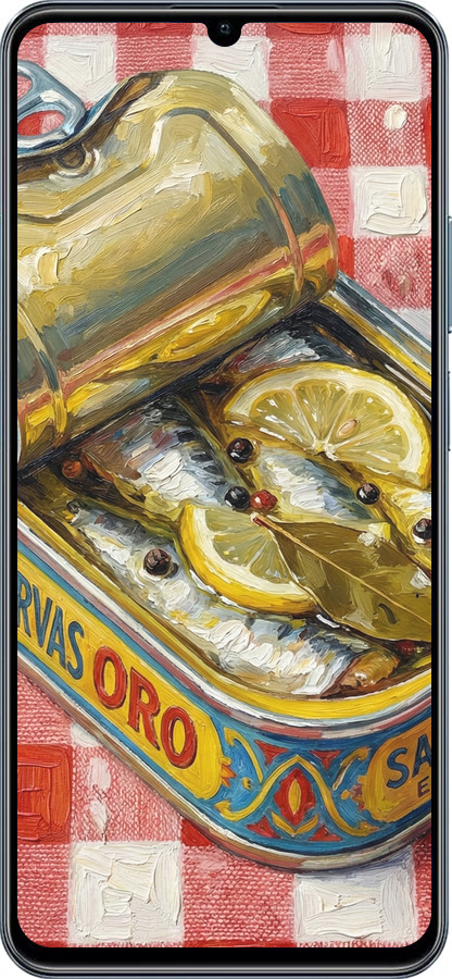 TPU чехол Vintage Sardine Tin Phone для Realme C63 4G - 6772b-3745 изображение 