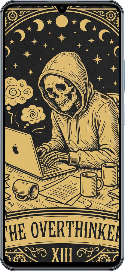 Силиконовый чехол The Overthinker для Realme C63 4G - 6774u-3745 изображение 