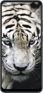 TPU чехол Грустный белый тигр для Realme C65 4G - 106b-3719 изображение 