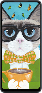 TPU чехол Cat&Coffee для Realme C65 4G - 4053b-3719 изображение 