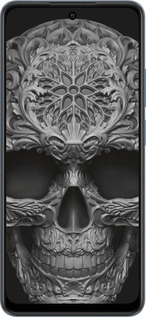 TPU чехол skull-ornament для Realme C65 4G - 4101b-3719 изображение 