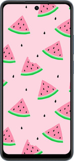 TPU чехол Розовый арбуз для Realme C65 4G - 4314b-3719 изображение 