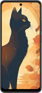 TPU чехол Чорна кішка v2 для Realme C65 4G - 5830b-3719 изображение 